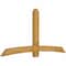 Ekena Millwork Bellingham Rough Sawn Timber Gable Bracket, Western Red Cedar, 96"W x 48"H x 4"D x 6"F, 12/12 Pitch GBW096X48X0406BEL00RWR - alternate 5